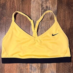 Nike Indy lightweight yellow sports bra Size Large L